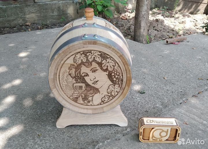 Бочка дубовая