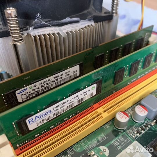 Материнская плата, core i5, 4gb ddr3