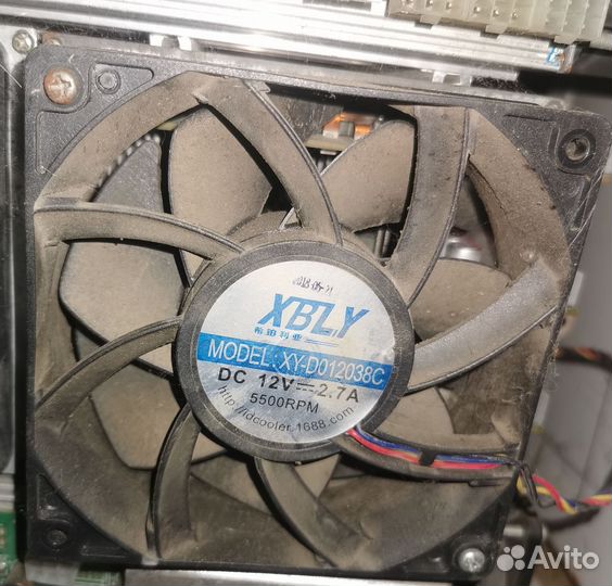 Вентилятор для асика