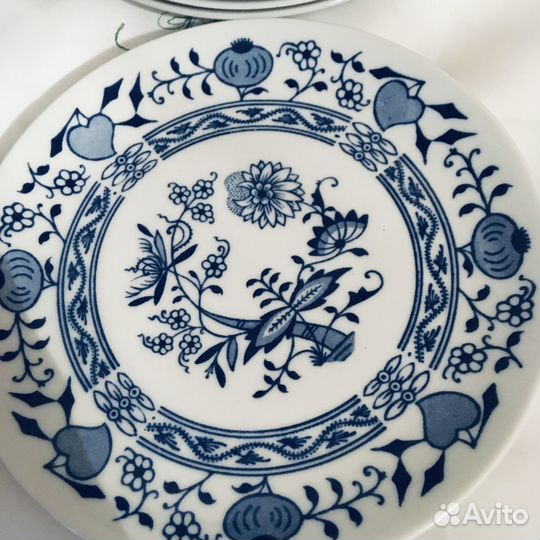 Сервиз чайный Луковый узор Чехия Bohemia Богемия