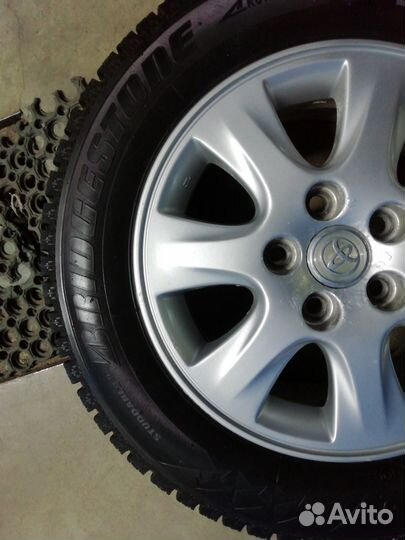 Колеса в сборе r 15 зимние шипованные 5 114,3
