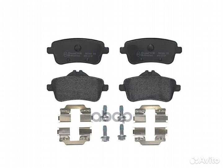 Колодки тормозные дисковые зад P 50 100 Brembo