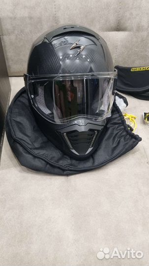 Мотошлем Scorpion Exo HX1 Carbon SE Solid