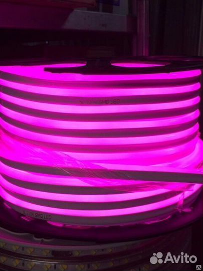 Неон 220 V 7х14, 8х16 светодиодный одноцветный