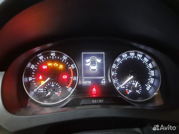 Щиток приборов для Skoda Rapid 2015 оригинал