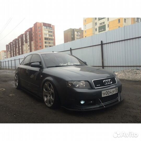Сплиттер бампера Audi A4 B6 2000-2006