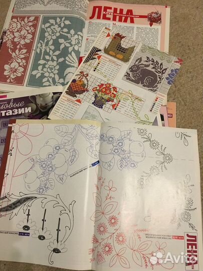 Журналы “Сабрина”, «Лена», “вязание д