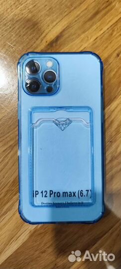 Силиконовый чехол на iPhone 12 pro max