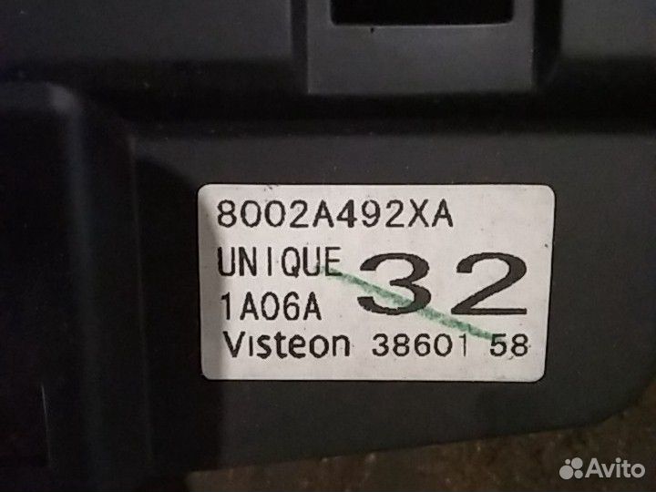 Штатная магнитола Mitsubishi Lancer 10 рестайлинг