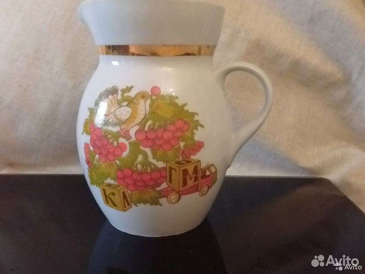 Кувшин фарфоровый для молока СССР
