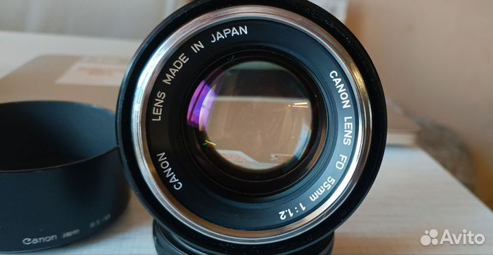 Canon fd 55mm f1.2
