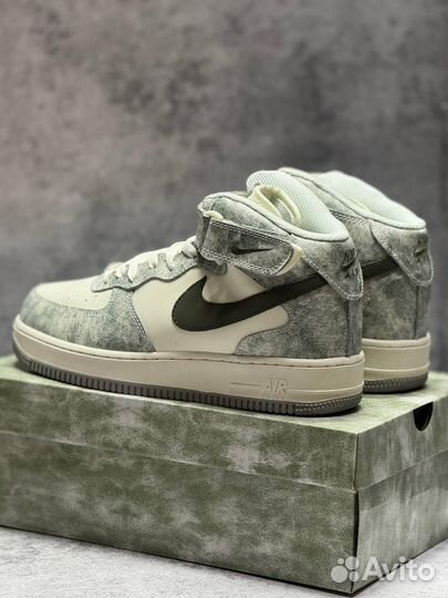 Кроссовки Nike Air Force 1 High зимние (Арт.19422)