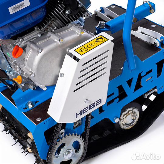 Мотобуксировщик Нева мс1-ZS с санями и сиденьем