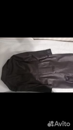 Кожаный плащ Mango размер L