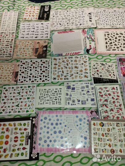 Наклейки стразы для ногтей