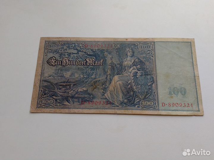 Германия 100 марок 1910