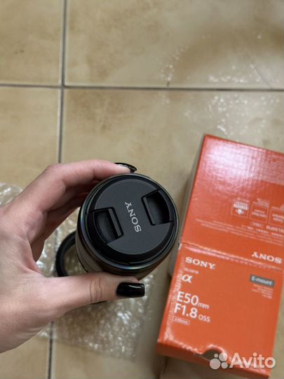Обьектив Sony SEL 50 F1.8 OSS