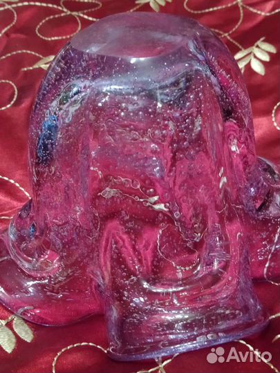 Ваза неодимовое стекло.Антиквариат.Раритет