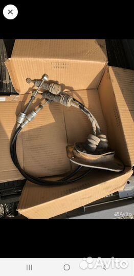 Трос капп Fiat Dukato. Код71769902. 3-валка