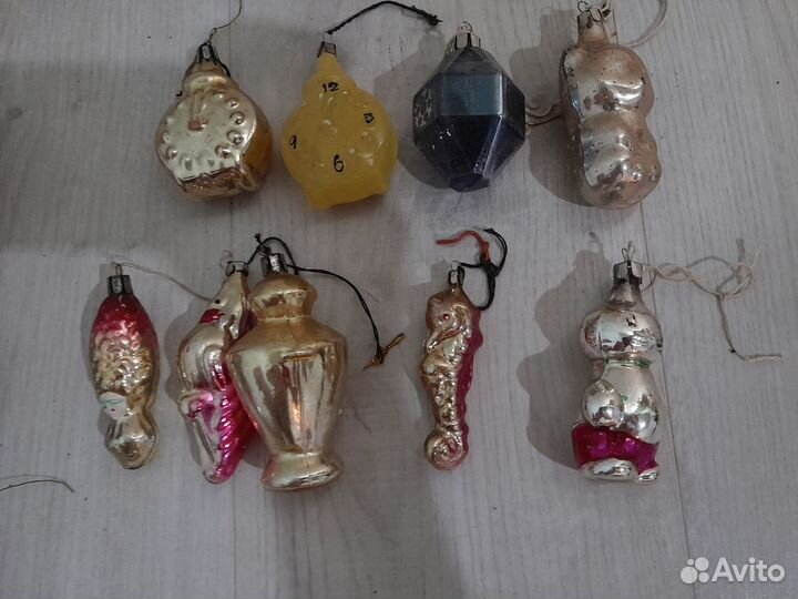 Елочные игрушки СССР редкие,одним лотом