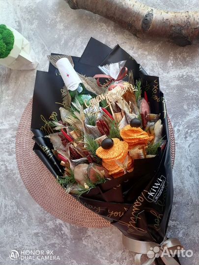 Мужские букеты съедобные