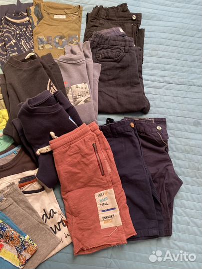 Пакет одежды вещей для мальчика 128