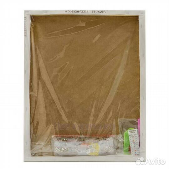 Алмазная мозаика 40x50 Девушка с розами и карандаш