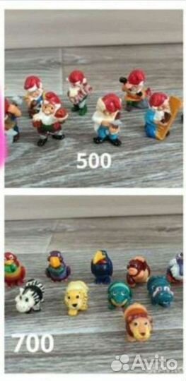 Игрушки из киндер сюрпризов