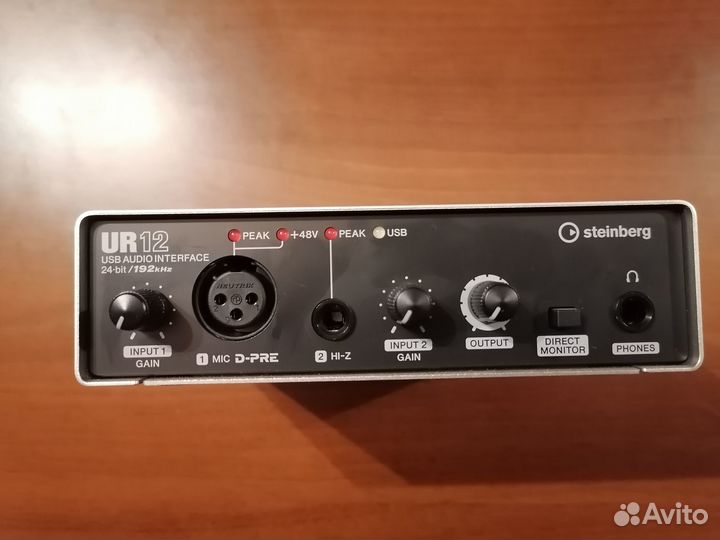 Внешняя звуковая карта Steinberg UR12 USB