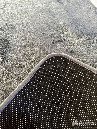 Коврик для ванной, серый, 60/100