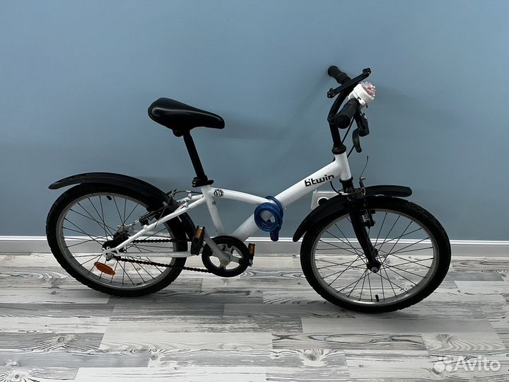 Велосипед btwin белый