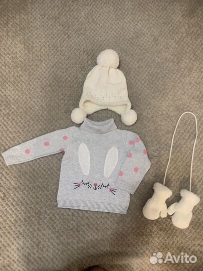 Вещи пакетом для девочки 74 80