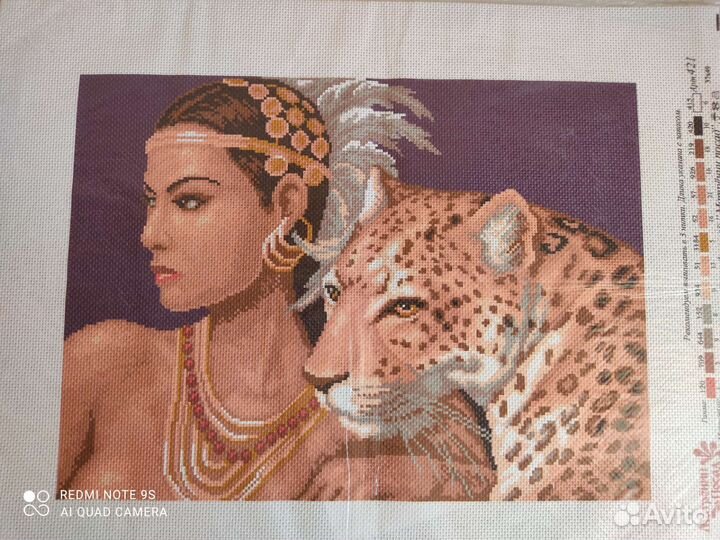 Канва с рисунком для вышивания