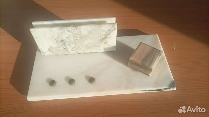 Мраморный набор для письменного стола