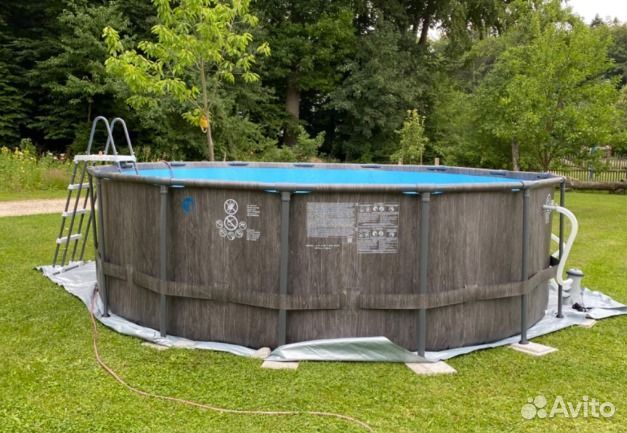 Каркасный бассейн intex 4,57*1,22