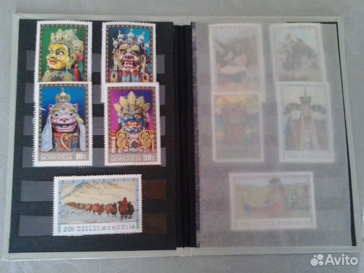 Монголия, марки