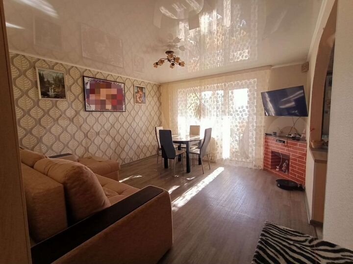 3-к. квартира, 63 м², 2/2 эт.