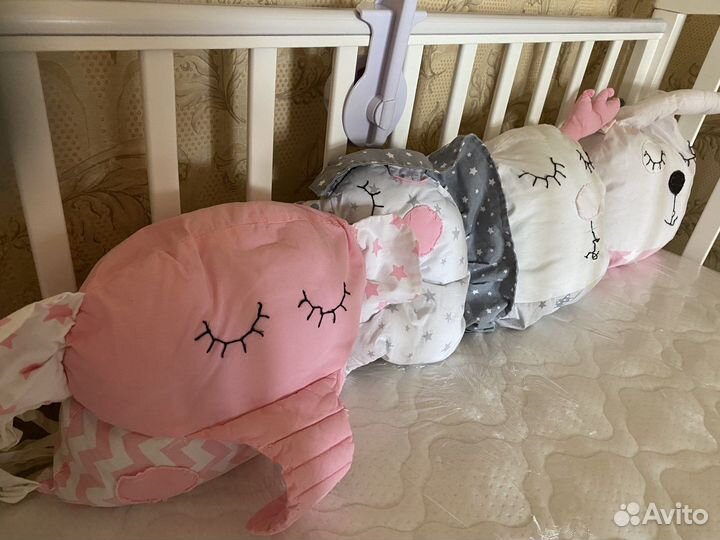 Бортики в детскую кроватку