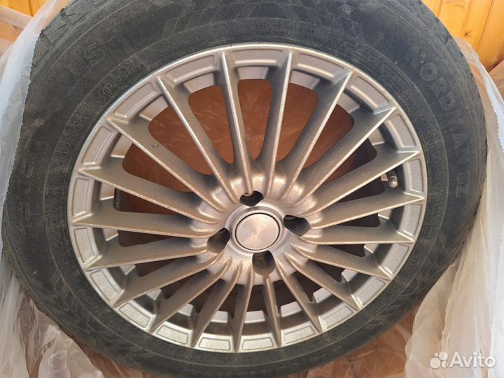 Шины Nokian Nordman205/55R16 диски Веритас 6.5xR16