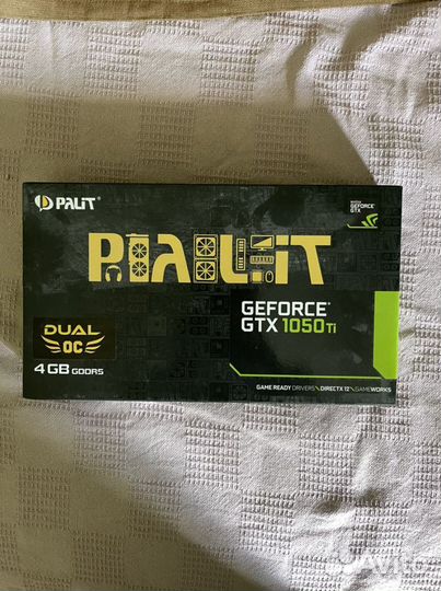Видеокарта gtx 1050 ti Palit Dual OC