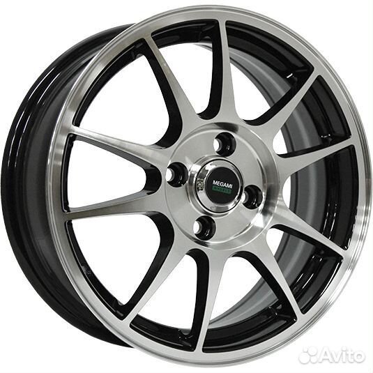 R15 4x98 6J ET35 D58,6 Megami MGM-5 BKF