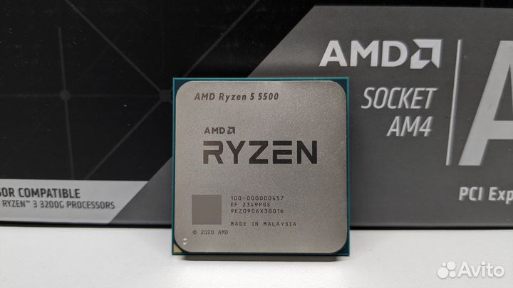 Ryzen 5 5500 + MSI A520 / Новый комплект Гарантия