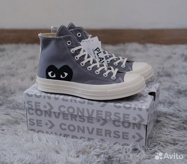 Comme des Garcons Play x Converse Grey