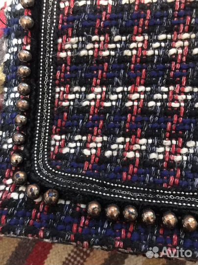 Твидовая сумка zara