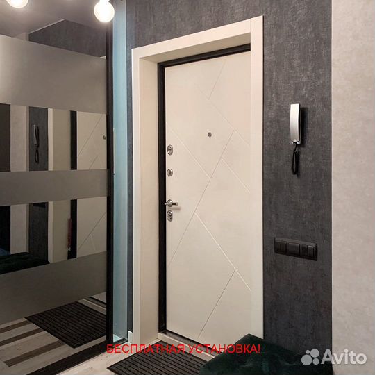 Дверь входная в квартиру с установкой