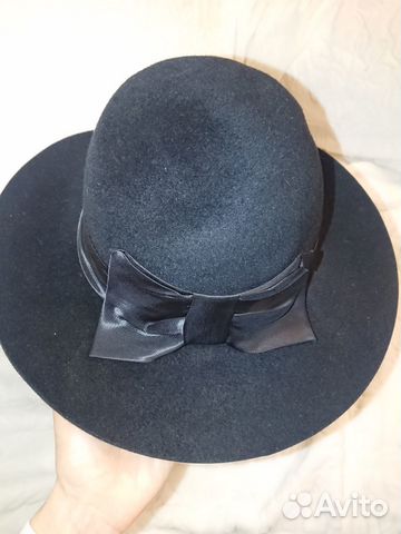 Шляпа женская фетровая