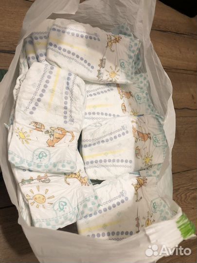 Подгузники памперс 1