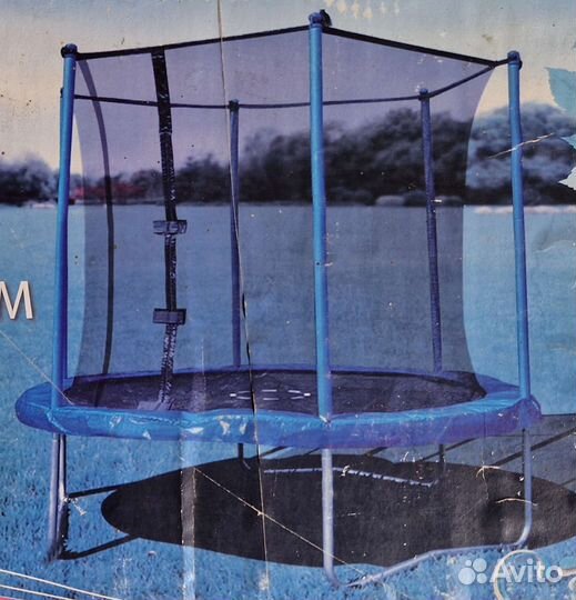 Батут с сеткой бу