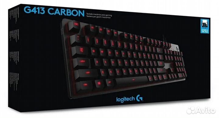 Игровая клавиатура Logitech G G413 Carbon USB