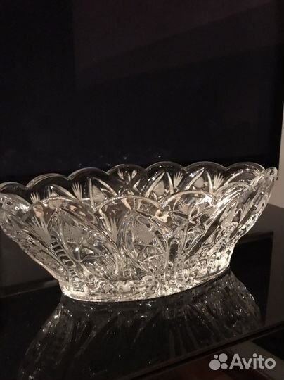 Хрустальная ваза времен СССР